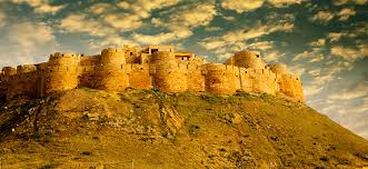 Jaisalmer Fort, a living UNESCO Hill Fort of Rajasthan built in golden sandstone, also called Sonar Quila.