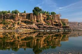 Gagron Fort, a rare water fort and UNESCO Hill Fort of Rajasthan, surrounded by rivers on three sides.