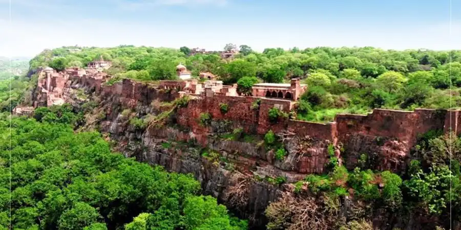 Ranthambore Fort, a UNESCO Hill Fort of Rajasthan, located inside Ranthambore National Park.